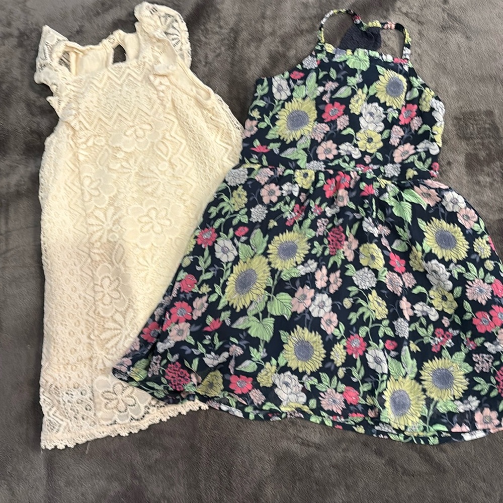 Abercrombie kids Girls set of 2 Dresses Size 3/4